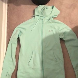 Nike Women’s Mint Thermafit zip-up hoodie